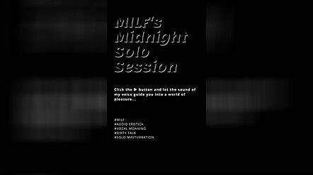 MILF's Midnight Solo Session